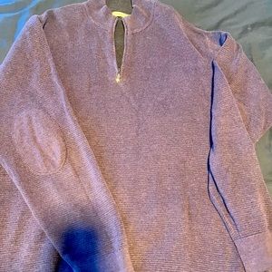 Alex Cannon Tight Waffle Knit Quarter Zip XL